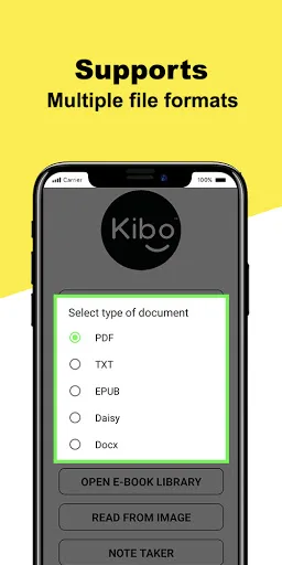 Kibo: Accessibility for all screenshot 5