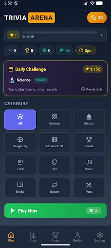 Trivia Arena: AI quiz battles screenshot 1