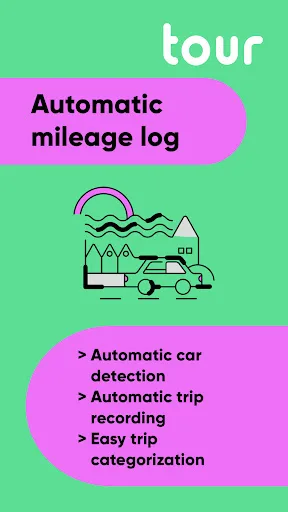 tour - Automatic Mileage Log screenshot 1