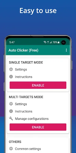 Auto Clicker - Automatic tap screenshot 1
