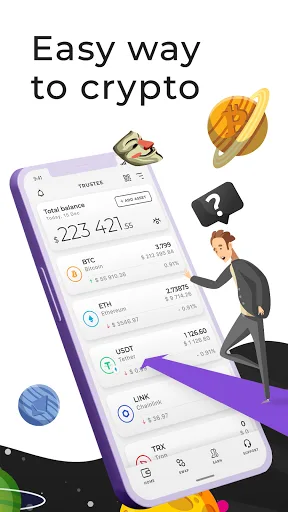 Trustee | crypto & btc wallet screenshot 1