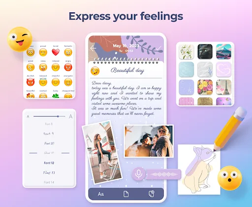 My Secret Diary with Lock screenshot 1