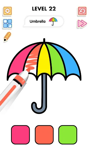 Color & Draw : Satisfying Game screenshot 4