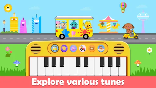 Toddler Piano and Music Games screenshot 1
