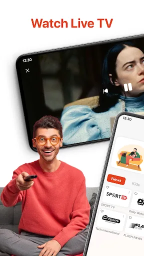 TVLive: Watch Live TV & Movies screenshot 1