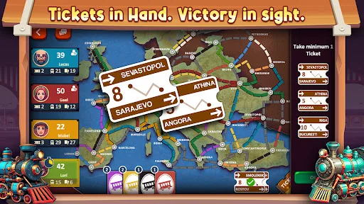 Ride On Europe: Tabletop Game screenshot 4