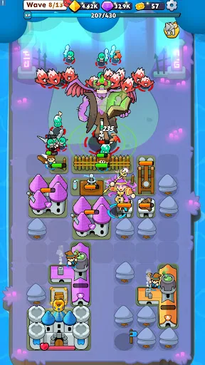Fortress Merge: Puzzle Defense screenshot 5