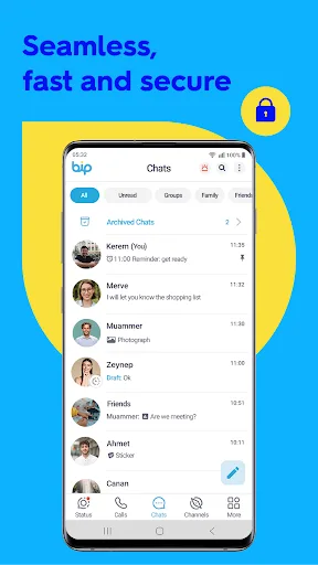 BiP - Messenger, Video Call screenshot 1
