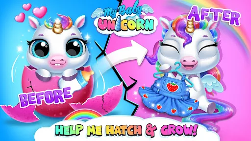 My Baby Unicorn - Pony Care screenshot 1