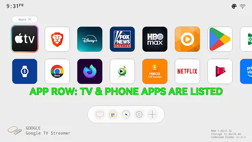 Sideload Folder: TV Launcher screenshot 2