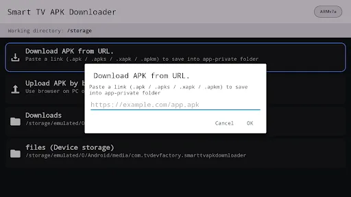 Smart TV APK downloader screenshot 2