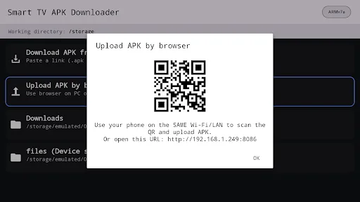 Smart TV APK downloader screenshot 3