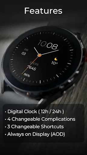 TVV Minimal Analog Watch Face screenshot 5