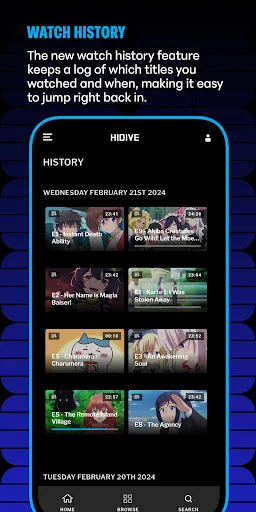 HIDIVE Where Anime Fans Belong screenshot 5