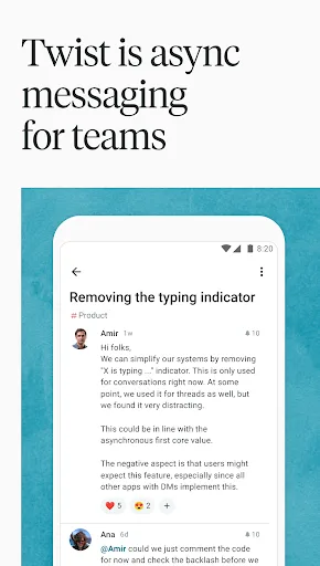Twist: Organized Messaging screenshot 1