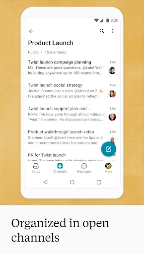 Twist: Organized Messaging screenshot 3