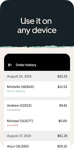 Uber Eats Orders screenshot 4