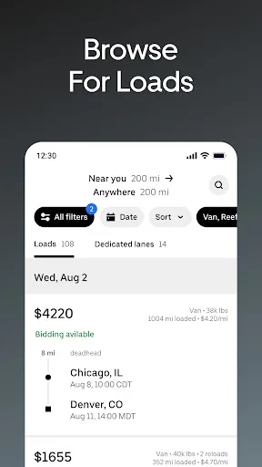 Uber Freight screenshot 1