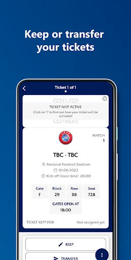 UEFA Mobile Tickets screenshot 3