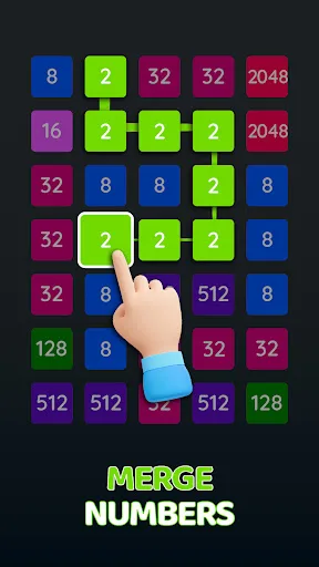 2048 Blast: Merge Numbers 2248 screenshot 1