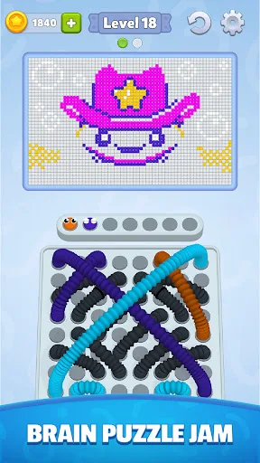 Wiggle Tangle - Thread Puzzle screenshot 4