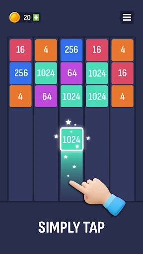 X2 Puzzle: Number Merge 2048 screenshot 2
