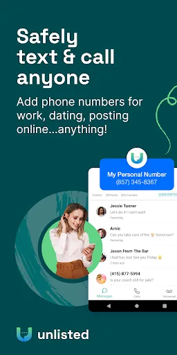 Unlisted - Second Phone Number screenshot 1