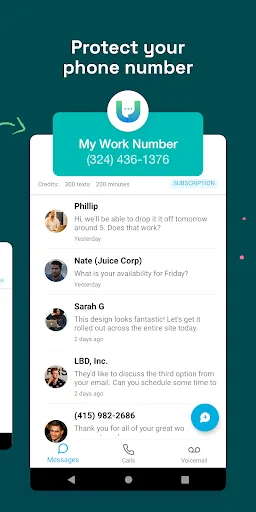 Unlisted - Second Phone Number screenshot 2