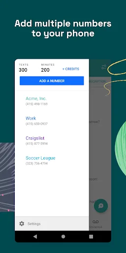 Unlisted - Second Phone Number screenshot 5