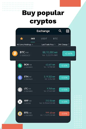 Unocoin: Buy Bitcoin & Crypto screenshot 5