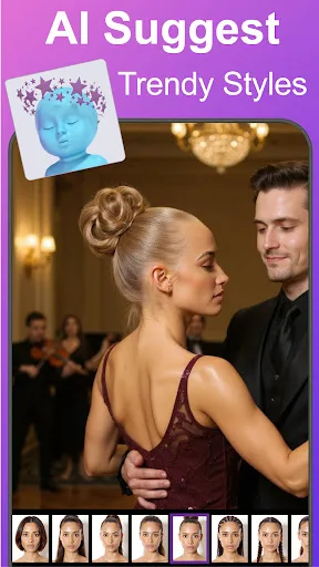 AI Hairstyle & Hair Cut Editor screenshot 2