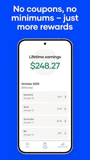 Upside: Gas & Food Cash Back screenshot 4