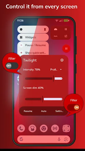 Twilight: Blue light filter screenshot 5