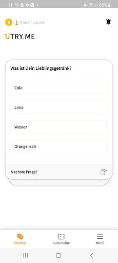 Utry.me - Dein Probiermarkt screenshot 1