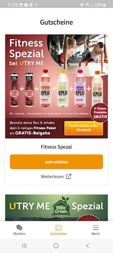 Utry.me - Dein Probiermarkt screenshot 2