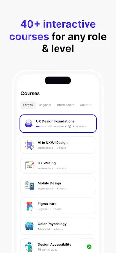 Uxcel: Learn UX design, PM, AI screenshot 3