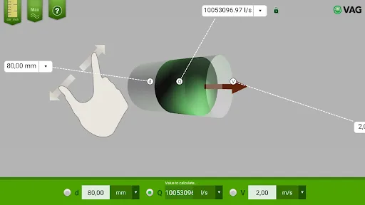 FlowCalculator screenshot 1
