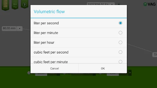 FlowCalculator screenshot 2