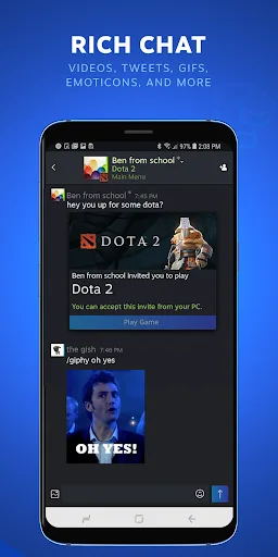 Steam Chat screenshot 2
