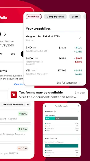 Vanguard: Save, Invest, Retire screenshot 2