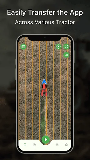 Tractor Field Navigator GPS screenshot 2