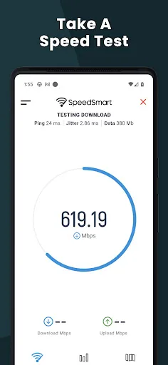 Speed Test Internet SpeedSmart screenshot 1
