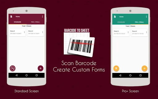 Barcode to Sheet screenshot 1