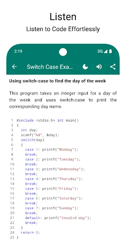 C Programs: Read, Learn, Chat screenshot 4