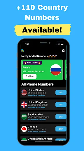 Virtual Number for Telegram screenshot 2