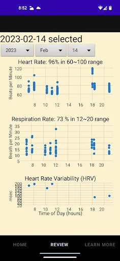 EZ Heart & Respiration Monitor screenshot 4