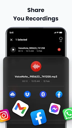 Voice Recorder For Android screenshot 5