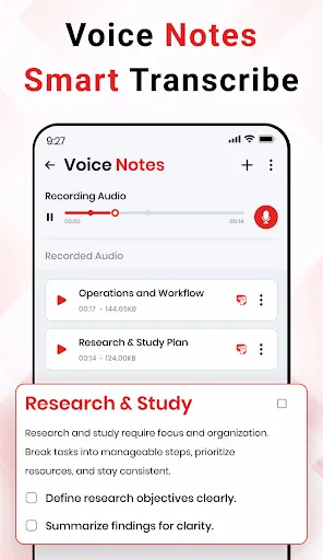 Voice Memo - Recorder & Notes screenshot 2