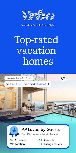 Vrbo Vacation Rentals screenshot 1