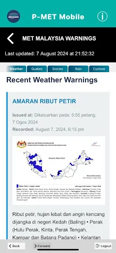P-MET Mobile screenshot 5